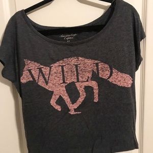 American Eagle gray tee